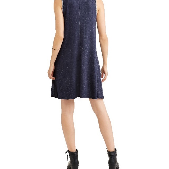 Liberty Love Chambray Swing Trapeze Dress NWT - Picture 2 of 8